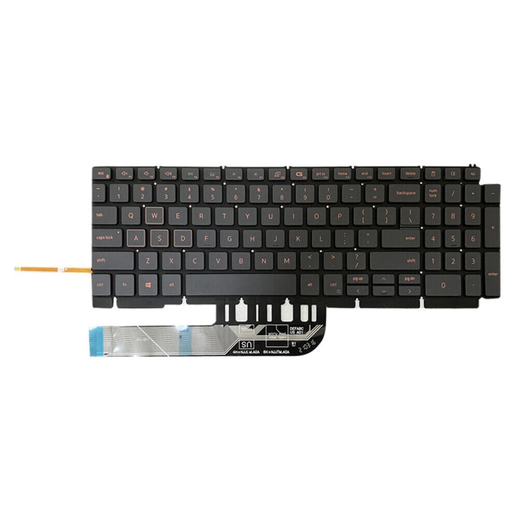 US Version Orange Backlight Laptop Keyboard