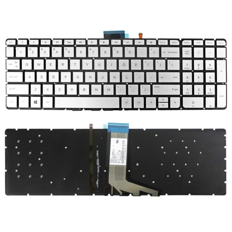 US Version Laptop Backlight Keyboard, For HP Pavilion X360 14-DW, For HP 15m-DR / 15m-DS, For HP 14M-BA 14-BS, For HP 15-BS / 15-CC, For HP 15-AB / 15-AK, For HP M6-W, For HP X360 13-4000, For HP Spectre 15-AP