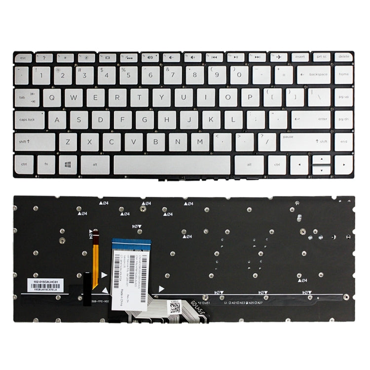 US Version Laptop Backlight Keyboard, For HP Pavilion X360 14-DW, For HP 15m-DR / 15m-DS, For HP 14M-BA 14-BS, For HP 15-BS / 15-CC, For HP 15-AB / 15-AK, For HP M6-W, For HP X360 13-4000, For HP Spectre 15-AP