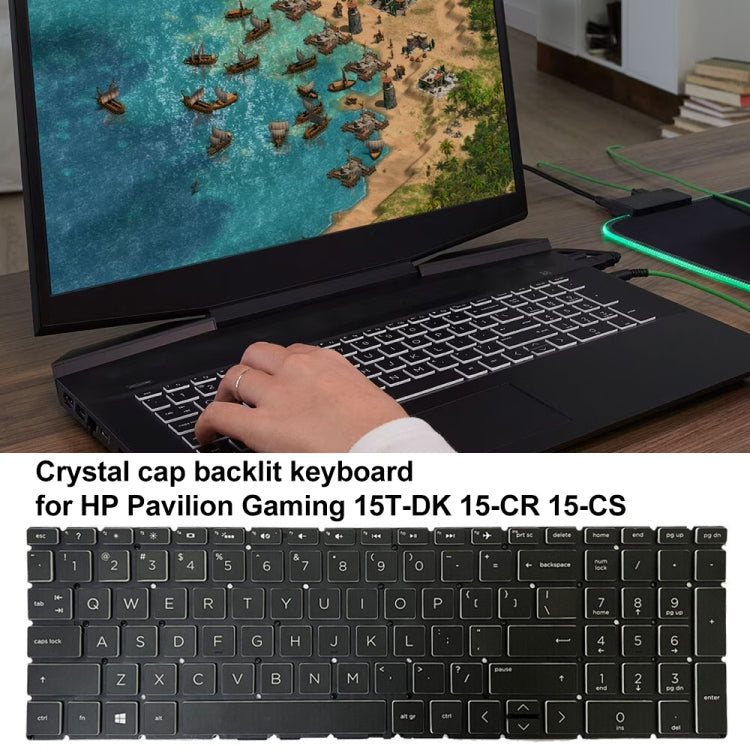 Crystal Cap US Version Laptop Backlight Keyboard