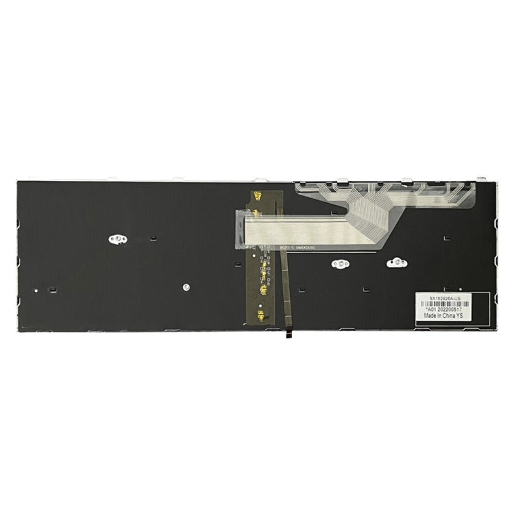 Silver Frame US Version Laptop Backlight Keyboard