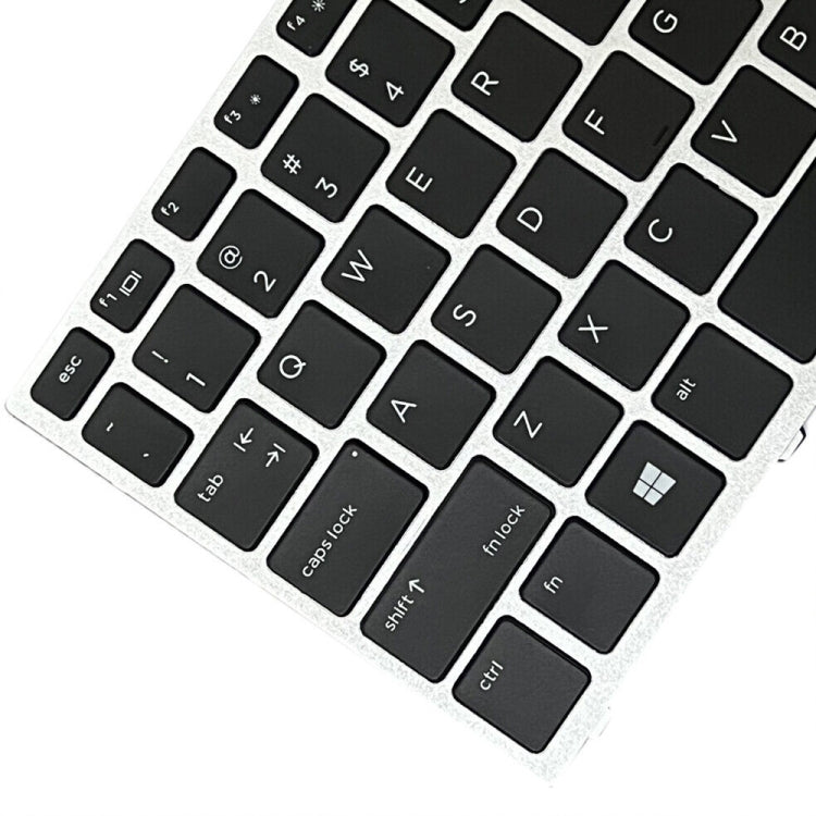 Silver Frame US Version Laptop Backlight Keyboard