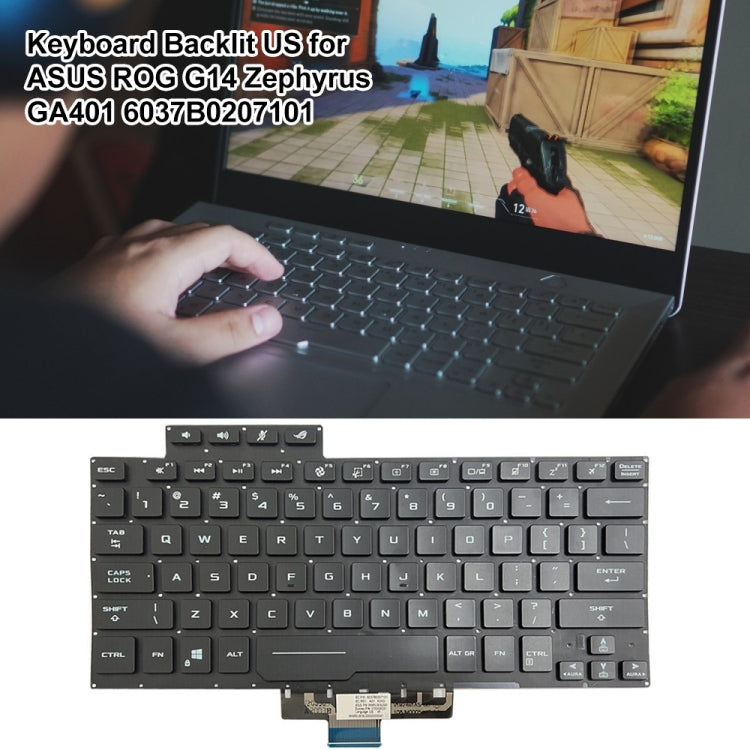 US Version Backlight Laptop Keyboard