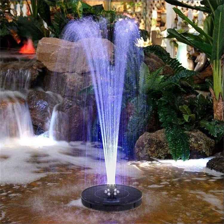 Solar Fountain Pump with LED Light