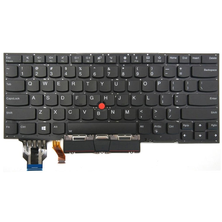 Clavier rétroéclairé pour ordinateur portable Lenovo ThinkPad X1 Carbon 8e génération 2020, version américaine