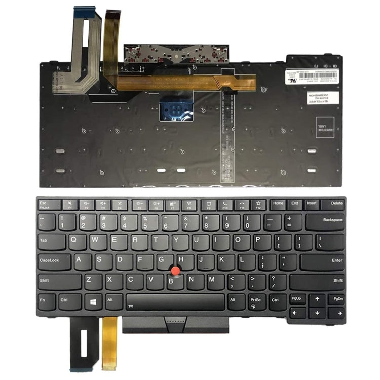 Clavier rétroéclairé pour ordinateur portable Lenovo ThinkPad T14 Gen1 20S0 20S1, version américaine