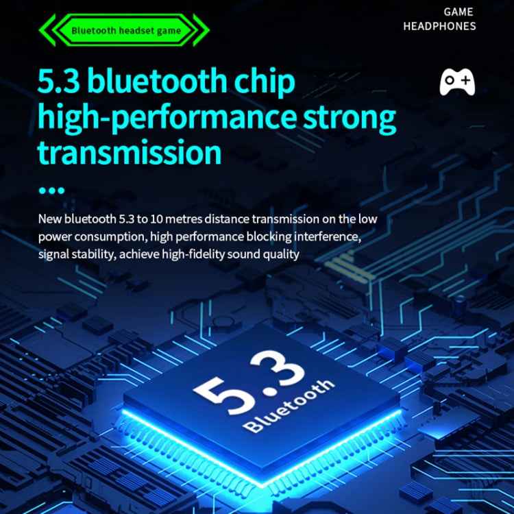 TG09 HIFI Level Noise Reduction Bluetooth 5.3 Gaming Earphones