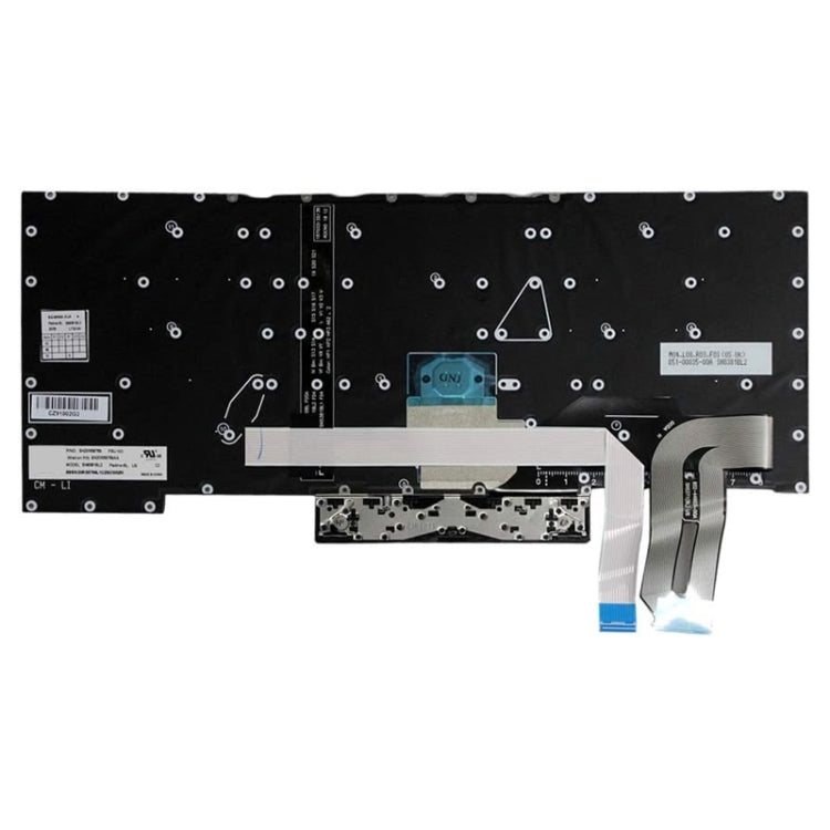 Clavier rétroéclairé pour ordinateur portable Lenovo ThinkPad P1 X1 Extreme X1