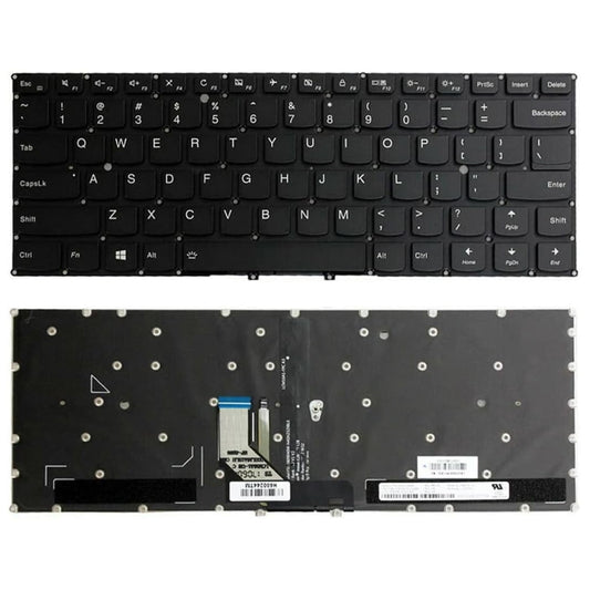 Clavier rétroéclairé sans cadre pour ordinateur portable Lenovo Yoga 910-13JKB / Yoga 5 Pro