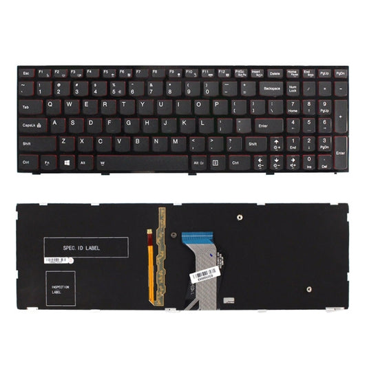 Clavier rétroéclairé pour ordinateur portable Lenovo IBM Y500 / Y500N / Y510P / Y590, version américaine, avec cadre