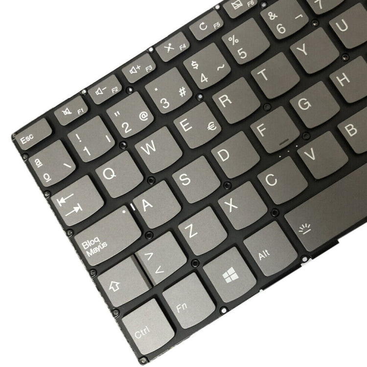 Clavier rétroéclairé pour ordinateur portable Lenovo IdeaPad 320-15ABR/320-15AST, version espagnole, avec bouton d'alimentation et touche Entrée