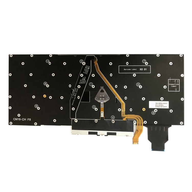 US Version Backlight Laptop Keyboard with Touchpad Button