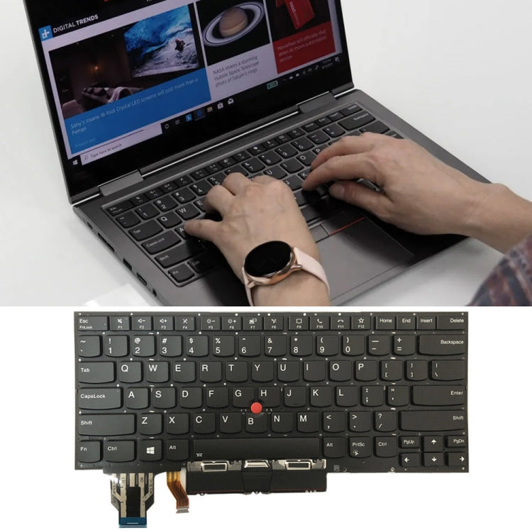 US Version Backlight Laptop Keyboard with Touchpad Button