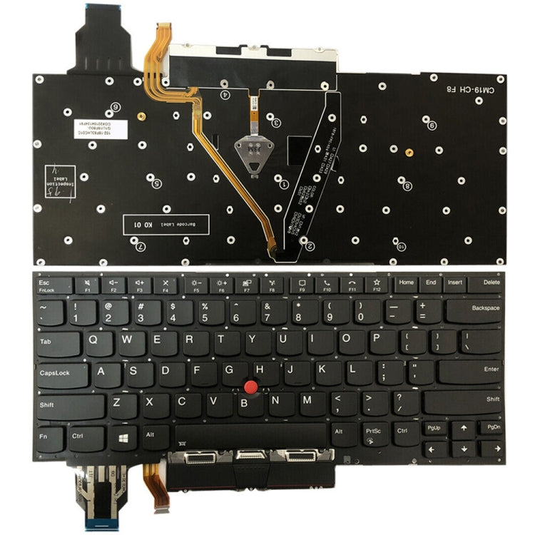 US Version Backlight Laptop Keyboard with Touchpad Button