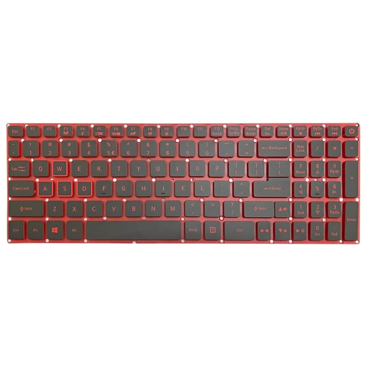US Version Red Backlight Laptop Keyboard