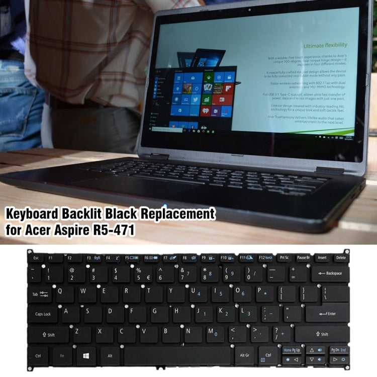 US Version Backlight Laptop Keyboard