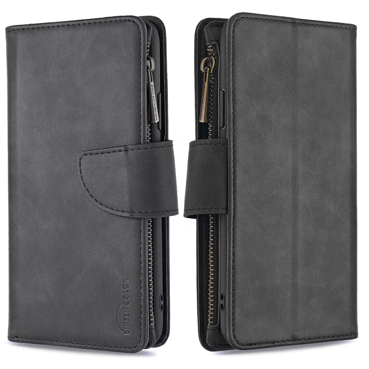 Skin Feel Detachable Magnetic Zipper Horizontal Flip PU Leather Case with Multi-Card Slots & Holder & Wallet & Photo Frame & Lanyard, For iPhone XS / X, For iPhone 6 Plus, For iPhone 6, For iPhone 11 Pro Max, For iPhone 11 Pro, For iPhone XS Max