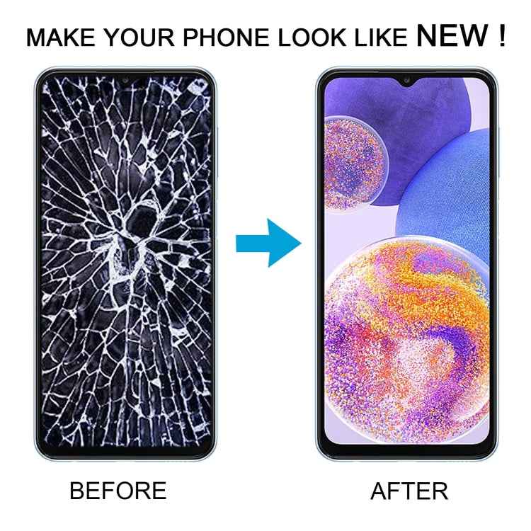 Original LCD Screen Digitizer Full Assembly with Frame, For Samsung Galaxy A23 4G SM-A235F, For Samsung Galaxy A23 5G SM-A236B, For Samsung Galaxy A14 5G SM-A146B, For Samsung Galaxy A04S SM-A047