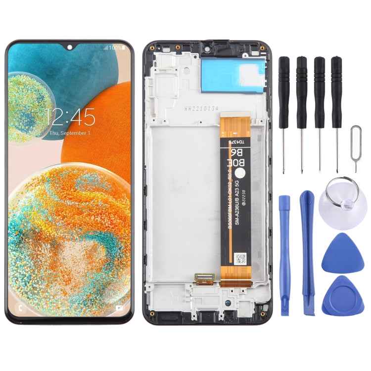 Original LCD Screen Digitizer Full Assembly with Frame, For Samsung Galaxy A23 4G SM-A235F, For Samsung Galaxy A23 5G SM-A236B, For Samsung Galaxy A14 5G SM-A146B, For Samsung Galaxy A04S SM-A047