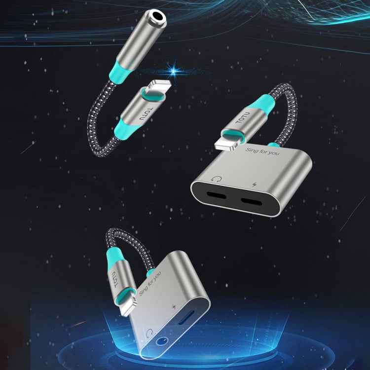 TOTU AD-2 8 Pin to 8 Pin + 3.5mm Audio Adapter