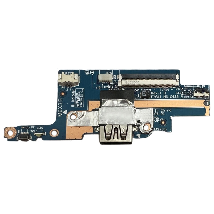 Placa de alimentación USB, para Lenovo ThinkPad T490s 20NX 20NY X390 20Q0 20Q1, para Lenovo Pad 2022 10,6 pulgadas TB128FU, para Lenovo ideapad 5-15IIL05 81YK, para Lenovo ThinkBook 13s-IWL 20R9, para Lenovo ThinkPad E450 20DC 20DD E450c 20EH...