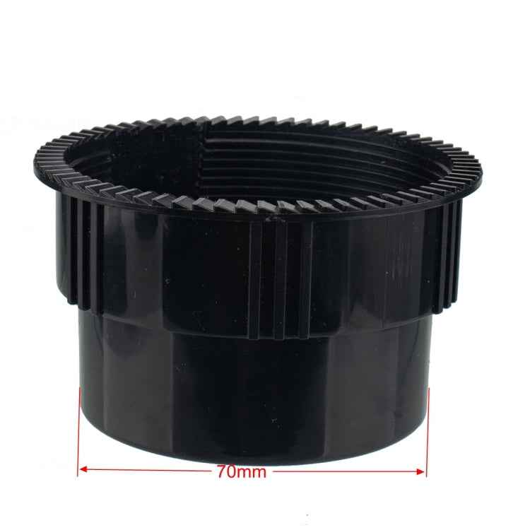 Overall Type 75mm AC Air Outlet Vent for RV Bus Boat Yacht, Thread Height: 22mm