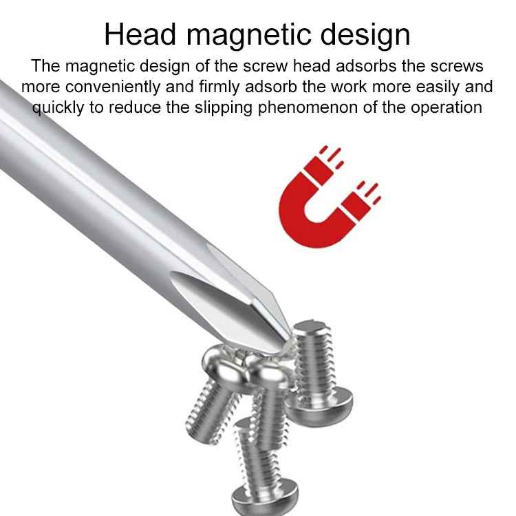 Extended Screwdriver 12 inch Cross-shaped Screwdriver Special Long Magnetic Sewing Machine Machine Repair Screwdriver, Cross, One Word