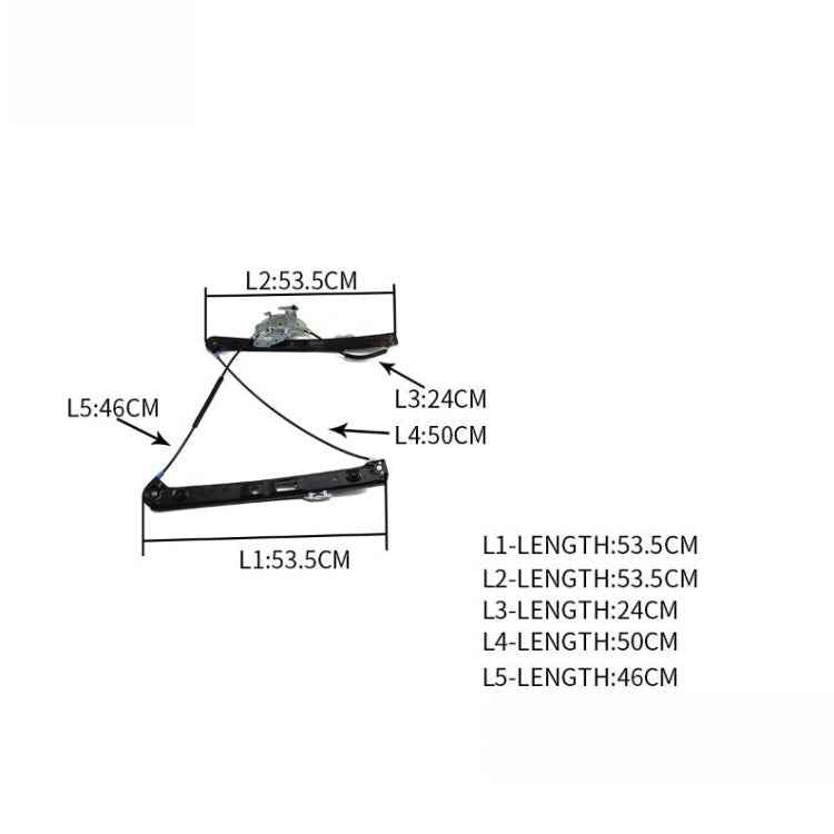 Car Front Left Door Glass Lifter Window Regulator 51337020659 for BMW 3 Series