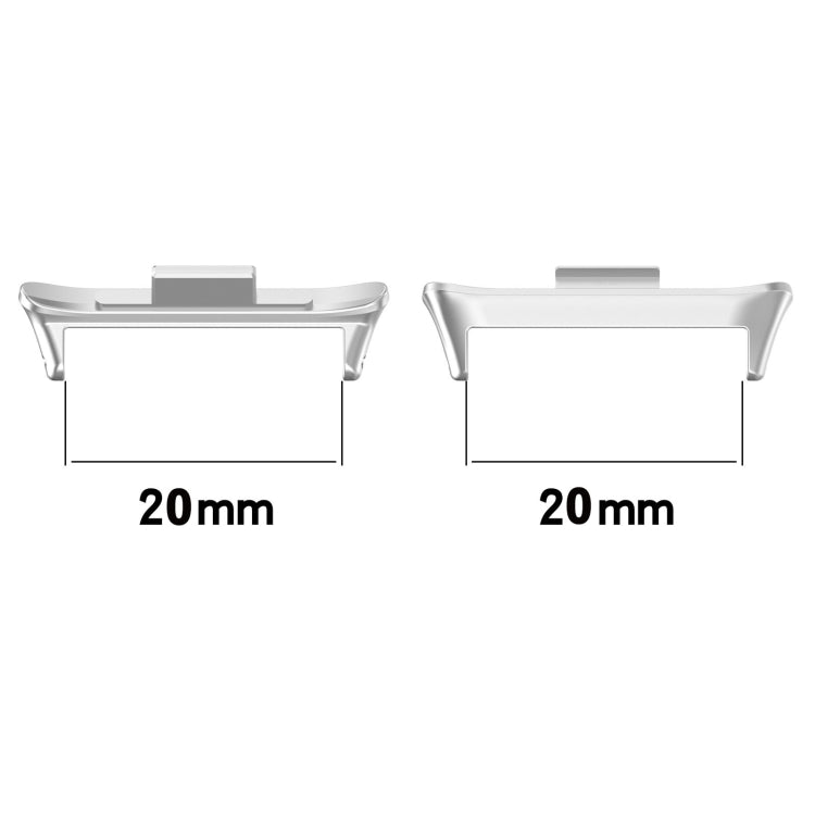 1 Pair Stainless Steel Metal Watch Band Connector