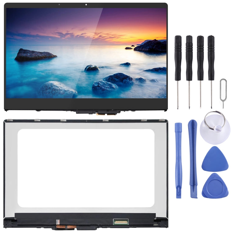 UHD LCD Screen Digitizer Full Assembly with Frame, For Lenovo Yoga C940-14, For Lenovo ideapad Flex 5-15IIL05, For Lenovo Yoga 710-15IKB, For Lenovo Yoga 730-15IKB