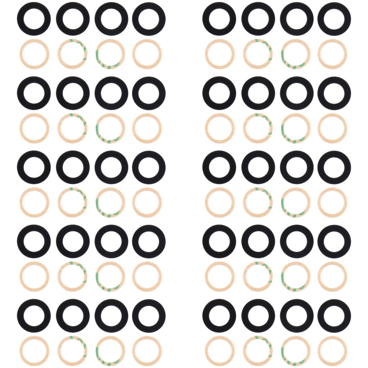 Juego de 10 lentes para cámara trasera para Samsung Galaxy M54 SM-M546B, Samsung Galaxy M14 SM-M146B, Samsung Galaxy A24 4G SM-A245F, Samsung Galaxy F04 SM-E045F, Samsung Galaxy A14 SM-A145F y Samsung Galaxy M04 SM-M045F.