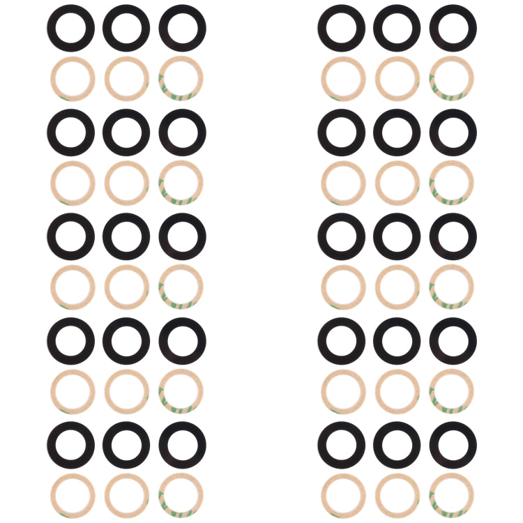 Juego de 10 lentes para cámara trasera para Samsung Galaxy M54 SM-M546B, Samsung Galaxy M14 SM-M146B, Samsung Galaxy A24 4G SM-A245F, Samsung Galaxy F04 SM-E045F, Samsung Galaxy A14 SM-A145F y Samsung Galaxy M04 SM-M045F.