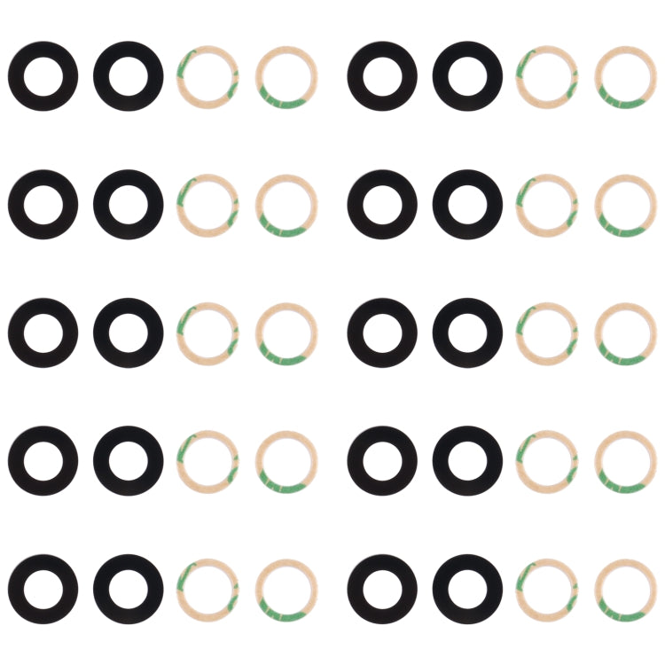 Juego de 10 lentes para cámara trasera para Samsung Galaxy M54 SM-M546B, Samsung Galaxy M14 SM-M146B, Samsung Galaxy A24 4G SM-A245F, Samsung Galaxy F04 SM-E045F, Samsung Galaxy A14 SM-A145F y Samsung Galaxy M04 SM-M045F.