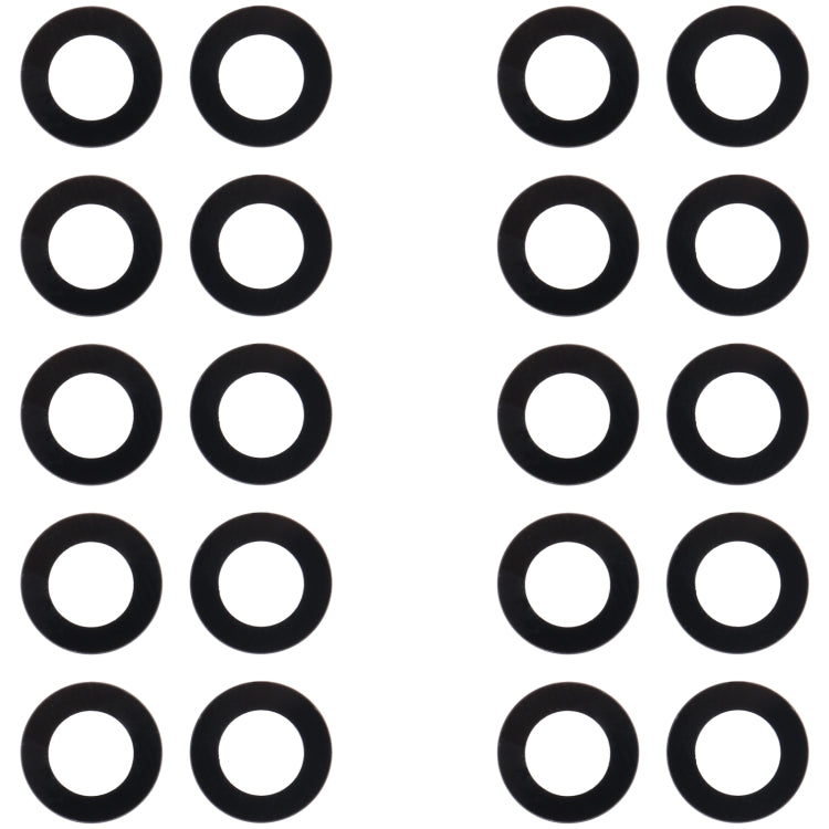 Juego de 10 lentes para cámara trasera para Samsung Galaxy M54 SM-M546B, Samsung Galaxy M14 SM-M146B, Samsung Galaxy A24 4G SM-A245F, Samsung Galaxy F04 SM-E045F, Samsung Galaxy A14 SM-A145F y Samsung Galaxy M04 SM-M045F.