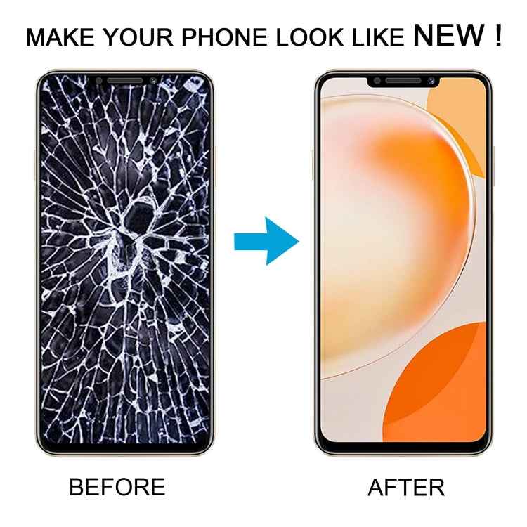 Original LCD Screen Digitizer Full Assembly with Frame, For Huawei Nova Y91, For Huawei Enjoy 60X