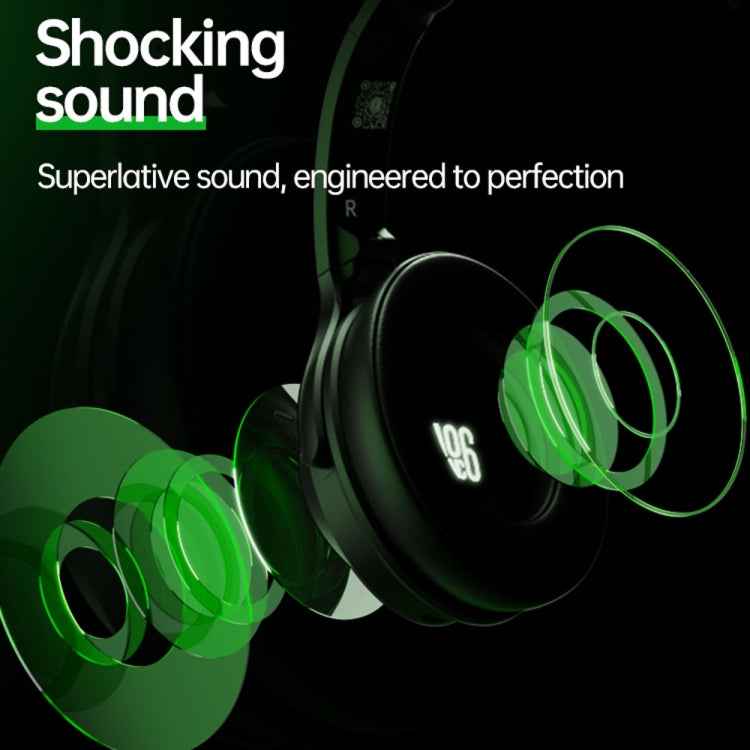 BT037 Sports Stereo Wireless Bluetooth ANC Noise Reduction Headphones