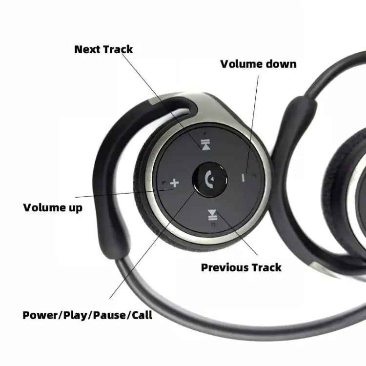 T&G A23 Binaural Hanging Neck Sports TWS Wireless Bluetooth Earphone