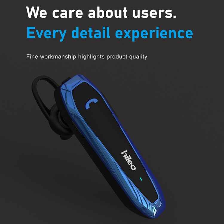 Hileo Hi6 Wireless Single Ear Hook Handsfree Call Noise Reduction In-ear Sports Earphone