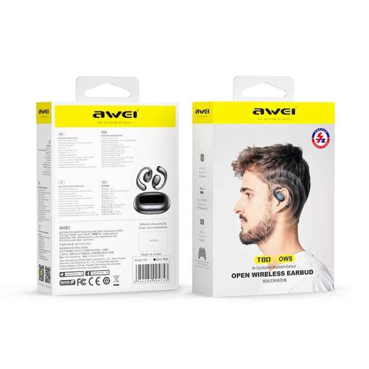 awei T80 Air Conduction Sport TWS Bluetooth Earbuds