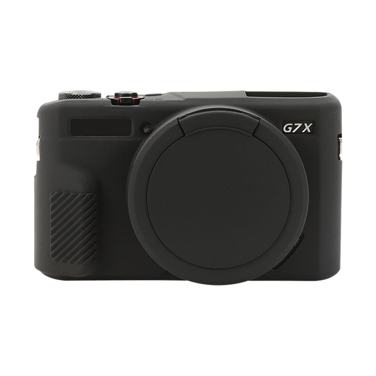 Soft Silicone Protective Case with Lens Cover, For Canon PowerShot G7 X Mark II / G7X2