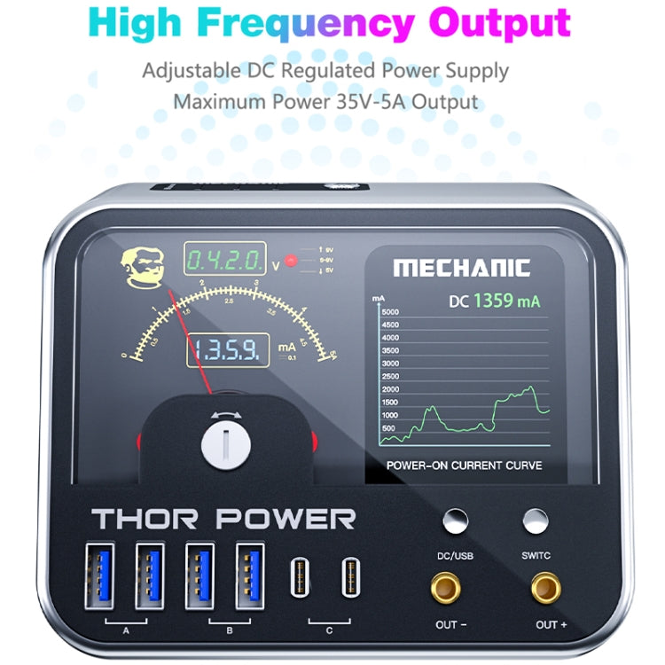 Mechanic Thor Power Intelligent DC Regulated Diagnostic Supply Power with Expansion Interface, US, EU