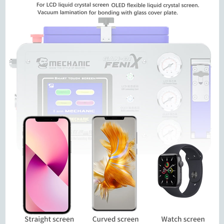 Mechanic GAN-01 FENIX 8 inch 320W Constant Temperature Lamination Defoaming Integrated Machine, Mechanic GAN-01, US Plug, Mechanic GAN-01, EU Plug