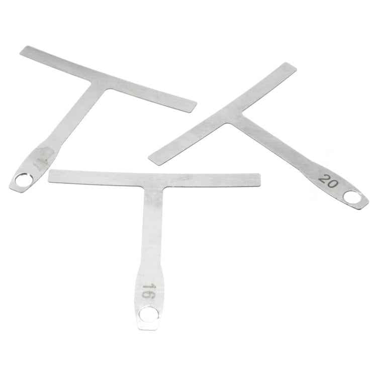 9 in 1 Guitar T-shaped ruler, Neck Fingerboard, Frets Radian, String Yard Radian, Adjustable Measuring Caliper