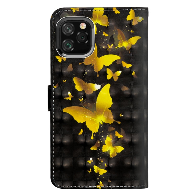 3D Painting Pattern Horizontal Flip TPU + PU Leather Case with Holder & Card Slots & Wallet & Lanyard, For iPhone 11 Pro Max, For iPhone 11 Pro, For iPhone 11, For iPhone SE 2022 / SE 2020 / 8 / 7