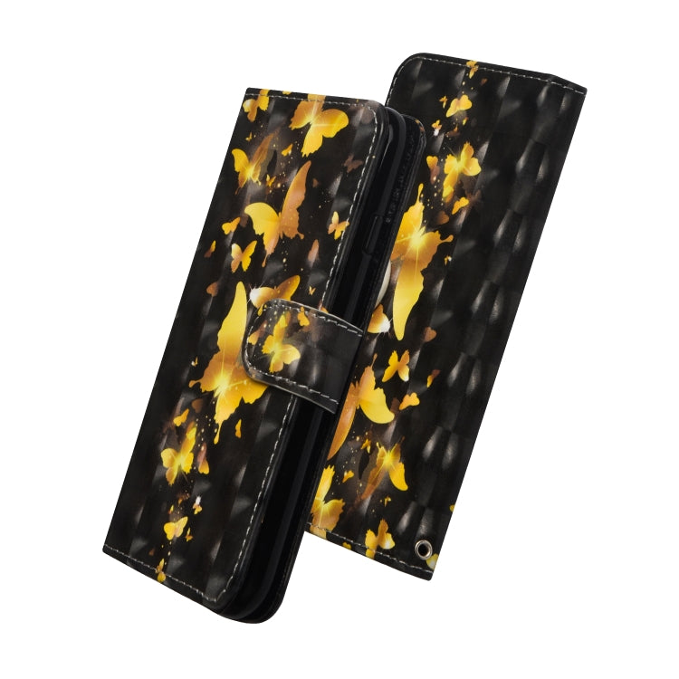 3D Painting Pattern Horizontal Flip TPU + PU Leather Case with Holder & Card Slots & Wallet & Lanyard, For iPhone 11 Pro Max, For iPhone 11 Pro, For iPhone 11, For iPhone SE 2022 / SE 2020 / 8 / 7