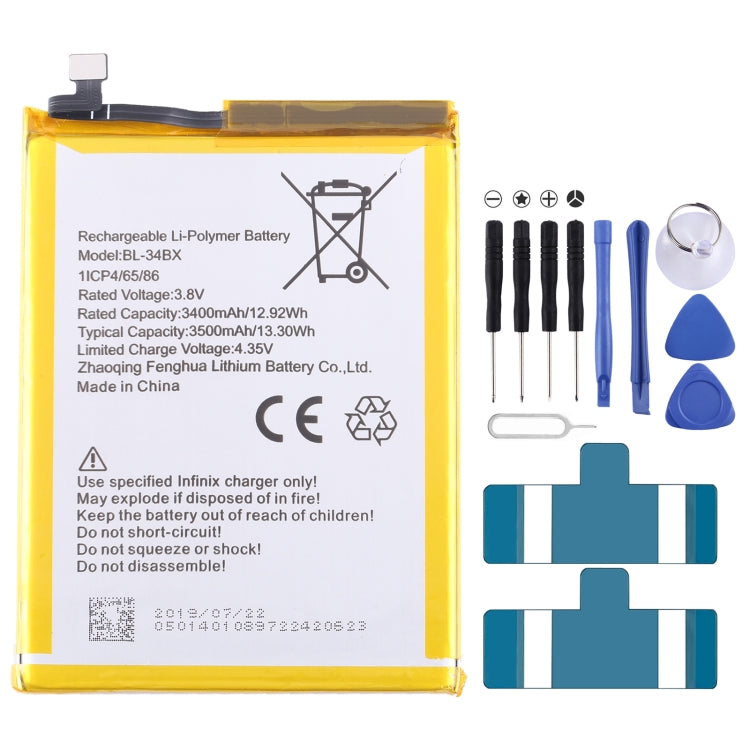Remplacement de batterie, pour Infinix Note 30 Pro, pour Infinix Hot 12 / Hot 20S, pour Infinix Zeno X / X6811 / X6810, pour Infinix Note 7 / Note 10 / Hot 11S, pour Infinix Smart 6 / X6511 / X6511B, pour Infinix Hot 9 Play / Hot 10 Play ...