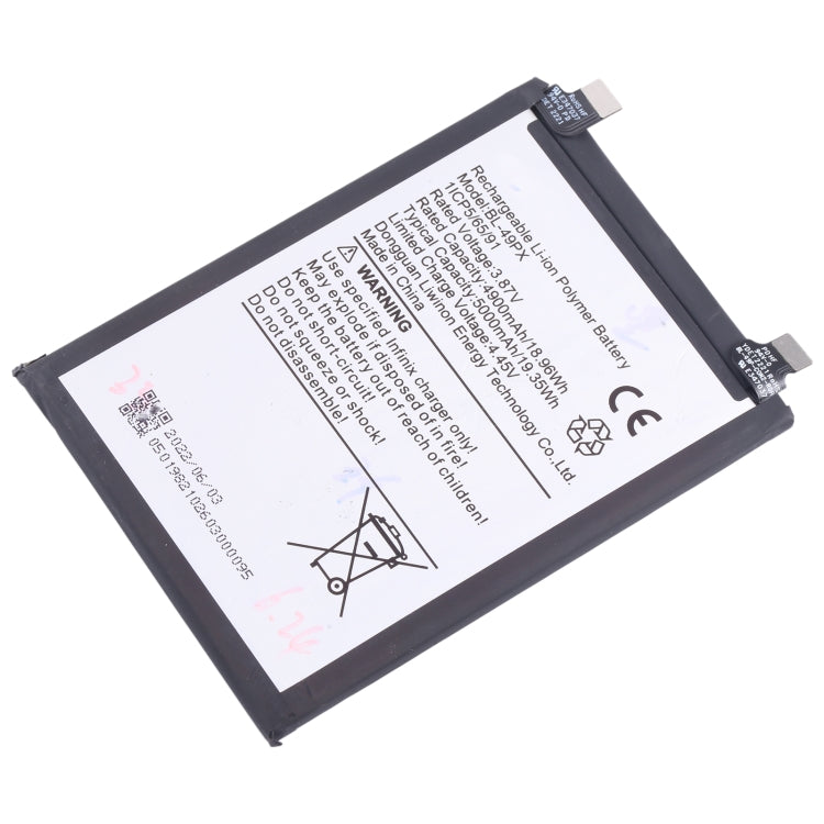 Remplacement de batterie, pour Infinix Note 30 Pro, pour Infinix Hot 12 / Hot 20S, pour Infinix Zeno X / X6811 / X6810, pour Infinix Note 7 / Note 10 / Hot 11S, pour Infinix Smart 6 / X6511 / X6511B, pour Infinix Hot 9 Play / Hot 10 Play ...