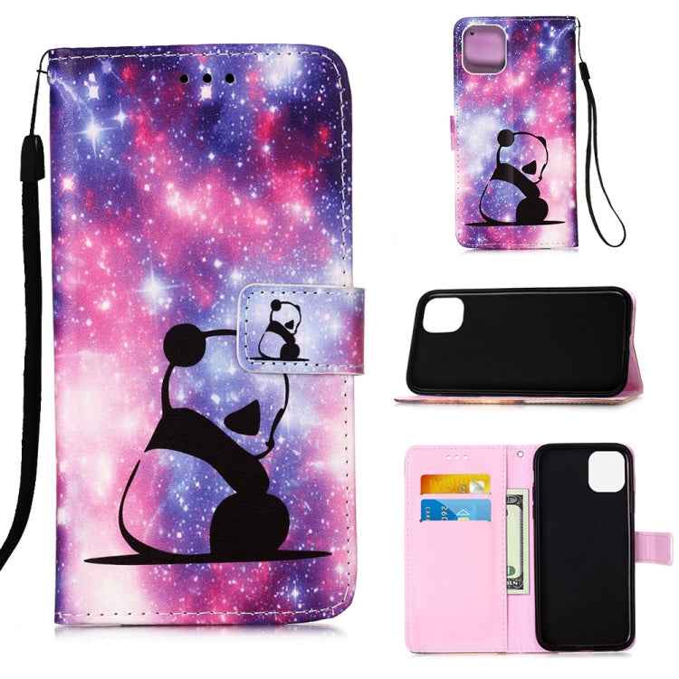 Painted Flat Texture Leather Case with Lanyard & Card Slot & Wallet & Holder, For iPhone 12 mini, For iPhone 12 / 12 Pro, For iPhone 12 Pro Max