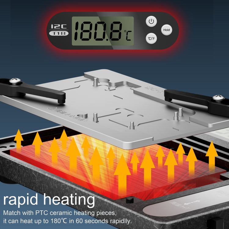 i2C T18 LCD Display PCB Motherboard Layered Desoldering Station For iPhone X-15 Pro Max with Glue Removal Module