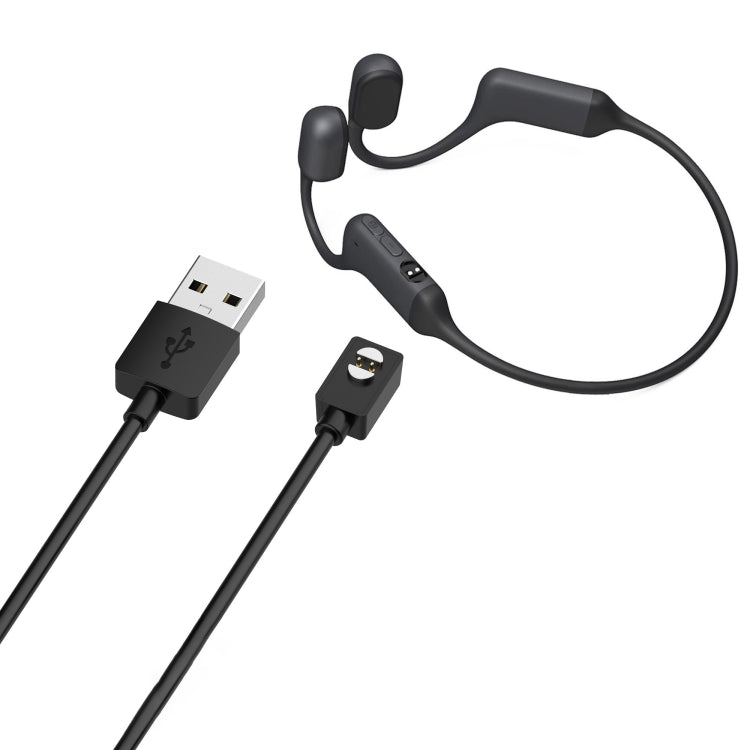 Bone Conduction Earphone Magnetic Charging Cable, Length: 1m, For Xiaomi Haylou PurFree BC01 Charging Cable